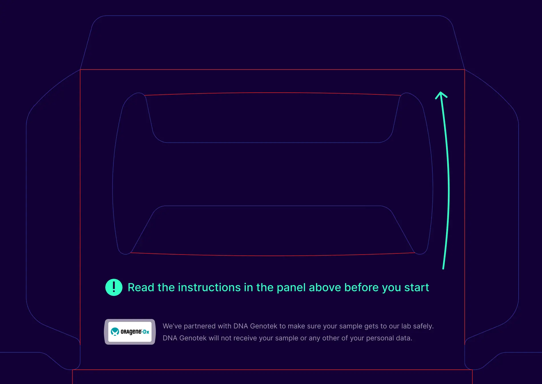 Exploring recognising the test device on the kit print.